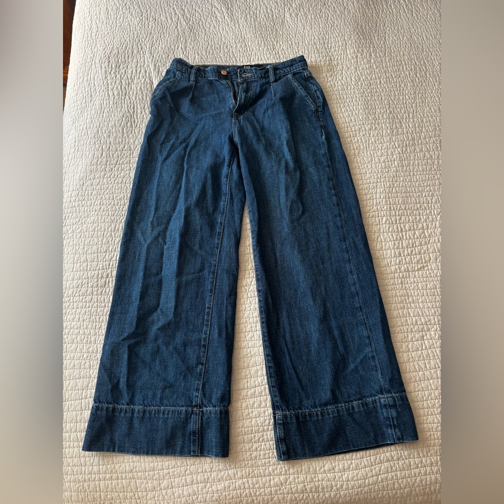GAP High Rise Wide Leg Jeans
